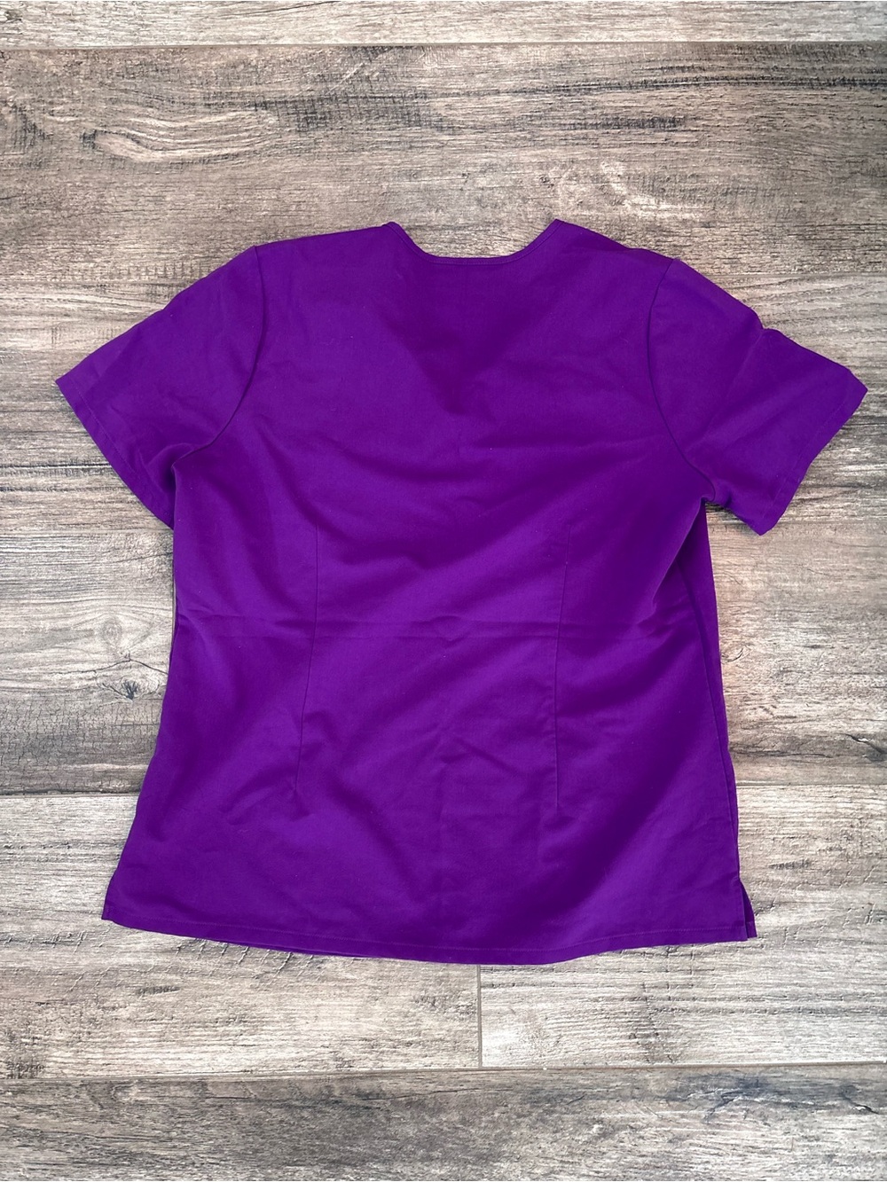 FIGS Women’s Purple Sz:L Preowned V-neck Short-sleeve 183# - Picture 4 of 6